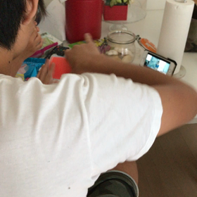 長男の休日…の画像