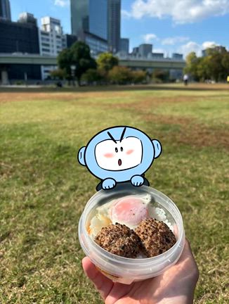 仕事の合間にピクニックランチ✨の記事動画