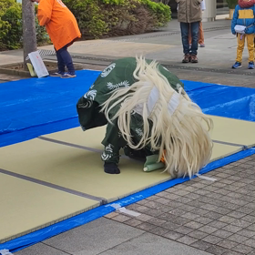 正月恒例の獅子舞で厄除け、学力向上、無病息災、健やかな成長をの画像