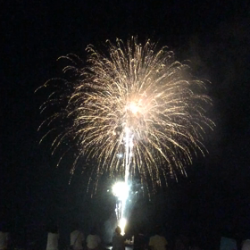 魚津市花火大会クライマックスの画像