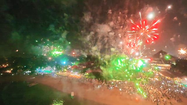 年末年始はサヌールで過ごしてきたよの記事動画