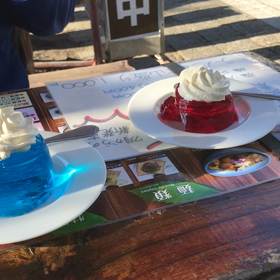 富士山ゼリーの動画の画像
