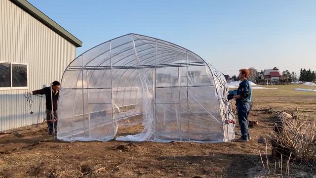 【苗作り】ビニールハウス、建てましたの記事動画