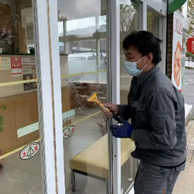 看板のお仕事ウィンドーサインの画像