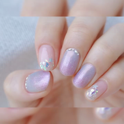 きらめく大人の天の川ネイル／ユニクロ購入品！の記事動画