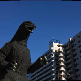 ゴジラ横須賀に上陸の画像