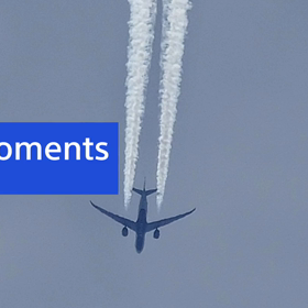 5/6  飛行機雲オンリーの画像
