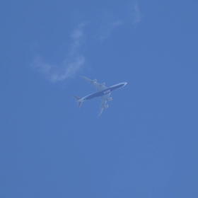 NCA(日本貨物航空)コントレイルの画像
