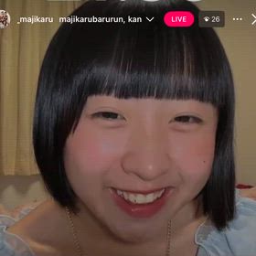 2人の配信の画像