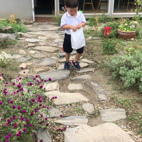 上の子と二人の時間の画像