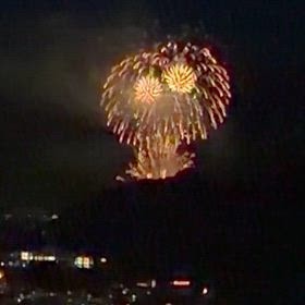 大倉山の花火の画像