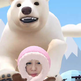 シロクマに追いかけられたぁ〜の画像