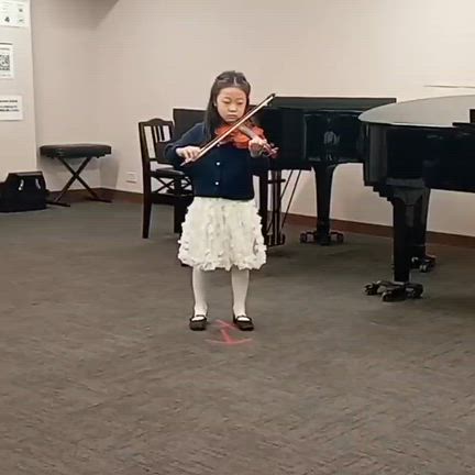 春のおさらい会・弾き合い会よりヴァイオリンクラス 生徒さんの演奏をご紹介しますの記事動画