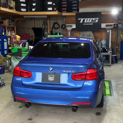 BMW F30 340i アクラポビッチマフラーお取り付け　おまけ〜の記事動画