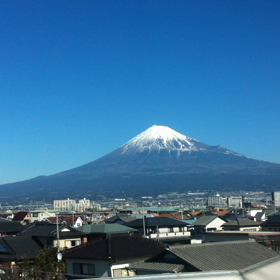 富士山  富士川からの画像