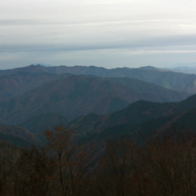 伯母子山 1344m 山頂からの景色の画像