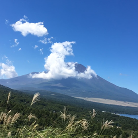 富士山  山中  湖からの画像