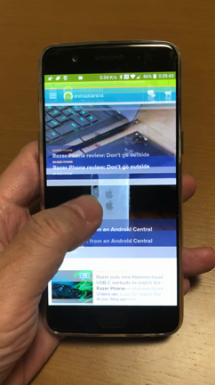 OnePlus 5  jelly scroll改善 ゼリスクは無くなったの記事動画