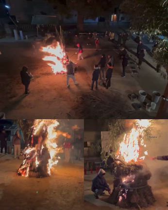 六郷神社の大とんど　其ノ参　火祭り編の記事動画