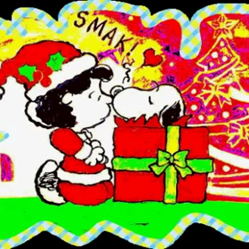 キラキラスヌーピー✴クリスマス スヌーピー動画❄その②の画像