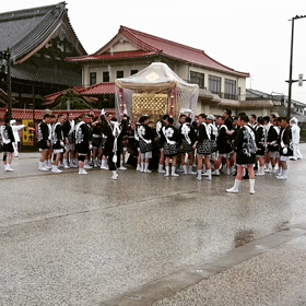 お旅まつり2018  細工町での、お神輿の方向転換！の画像