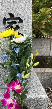 父のお墓参りの記事動画