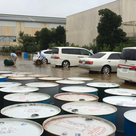 大雨洪水警報が出たら…の画像
