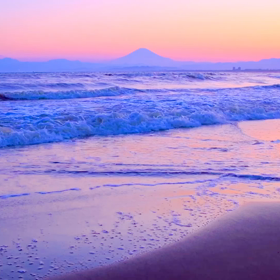 夕焼けの画像