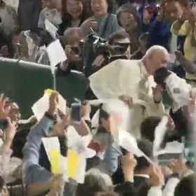 2023 happy  new year  ”ローマ教皇の東京ドームミサに５万人が参加"の画像