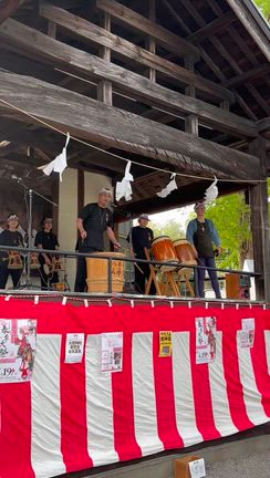 4/19　大原神社にて八木節の奉納演奏させて頂きました！の記事動画