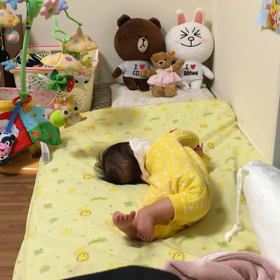 寝返りはまだかなの画像