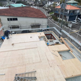 家が建つ様子をコマ送りでご覧下さい☺️の画像