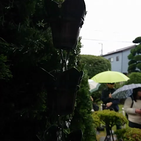 玄関用装飾雨どいの画像