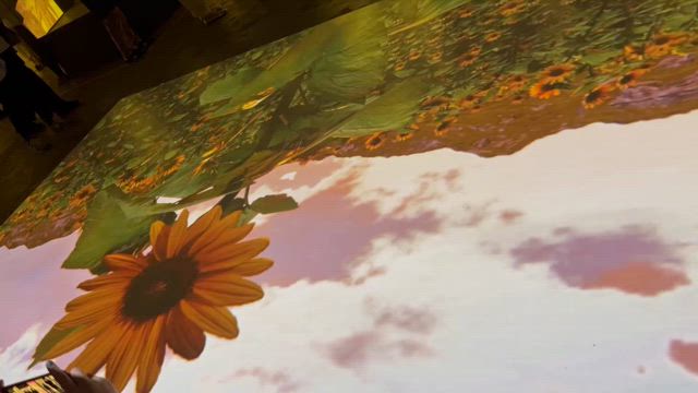 ゴッホアライブ展の記事動画