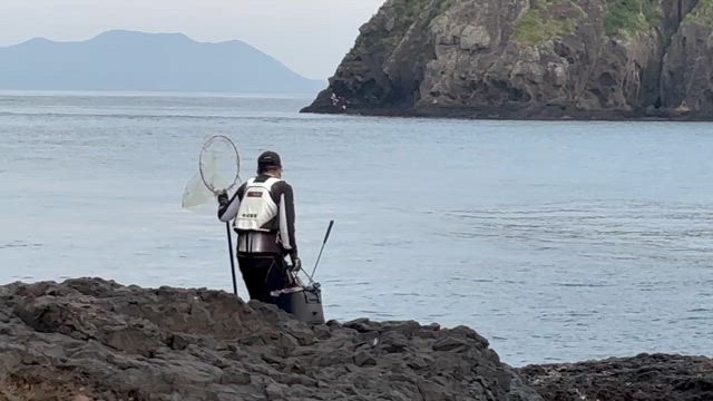宮之浦でクロ釣り〜( ^ω^ )の記事動画