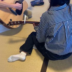 午後ギター練習会@誓願寺　自由時間中　福島市ギター教室の画像