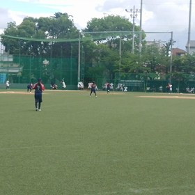 大阪国際大学と練習試合の画像