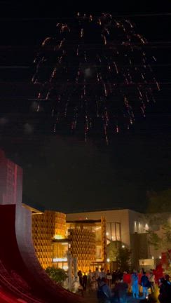 【万博】花火がキレイに観えるパビリオン、見つけました✨✨✨の記事動画