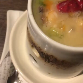 熱い、熱い、海老のアヒージョの画像