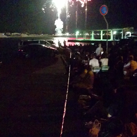丸亀市のバサラ花火   花火大会の画像