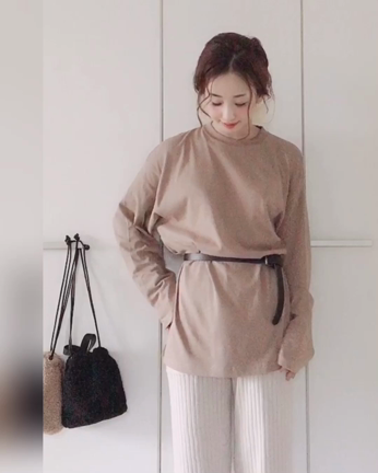 【GU】シンプルでカジュアルで可愛い♡ロングスリーブT✨の記事動画