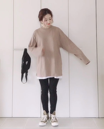 【GU】シンプルでカジュアルで可愛い♡ロングスリーブT✨の記事動画