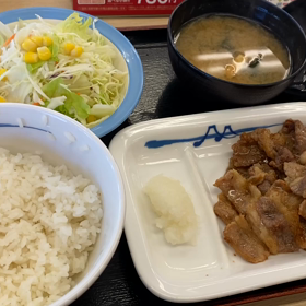 「カルビ焼肉定食」@松屋の画像