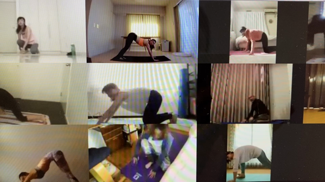 朝ヨガでみんなで身体を整える、腸腰筋を使おう！！の記事動画
