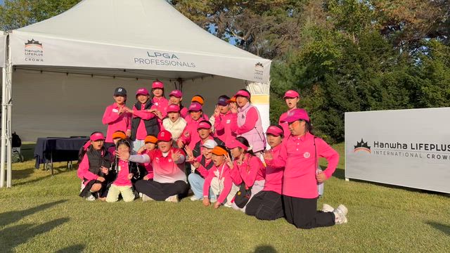 韓国インターナショナルクラウンでのガールズゴルフイベント⭐️の記事動画