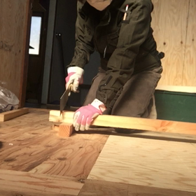 ほのぼの夫婦 DIY  【のこぎり動画】の画像
