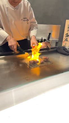 海外で人気の高級鉄板焼が東京に上陸　明水然・楽でお祝いディナーの記事動画