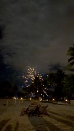 ハワイで年越し2025【57】　今年もベスポジでど迫力の花火☺︎の記事動画