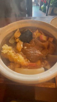 東家寿楽　うどん食べ始めの記事動画