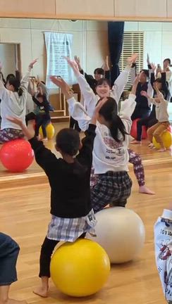 若園交流館deバランスボールの記事動画